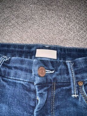 MOTHER High-Rise Dark Blue Denim Jeans